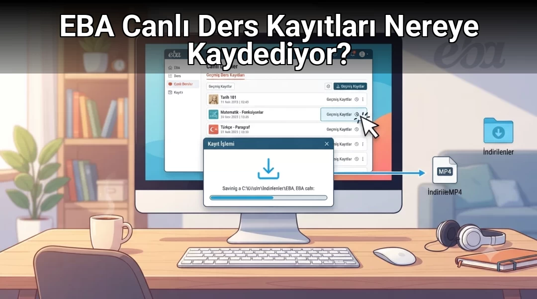 EBA Canlı Ders Kayıtları Nereye Kaydediyor?